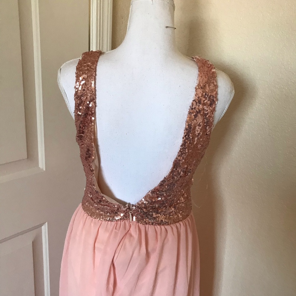 NWOT Bee Free Sequin Prom Dress Size M - Picture 4 of 8